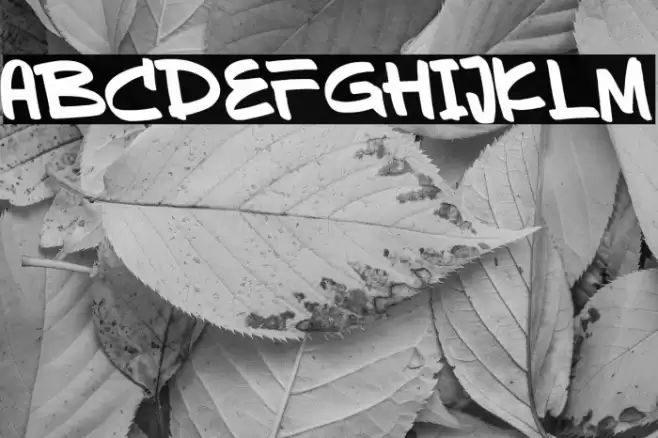 Sevarozi Tilted Font examples