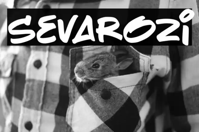 Sevarozi Font examples