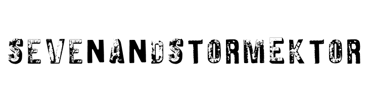 Seven And Storm Ektor  font caratteri gratis