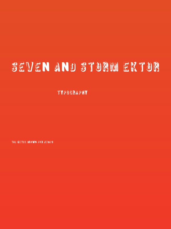 Seven And Storm Ektor Poster