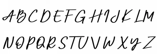 Seven Day Signature Fonte MAIÚSCULAS