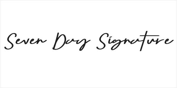 Seven Day Signature Logo