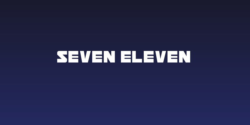 Seven Eleven Social Header