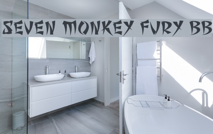 Seven Monkey Fury BB Font examples