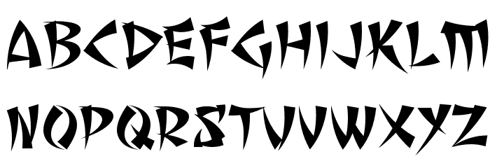 Seven Monkey Fury BB Font Litere mici