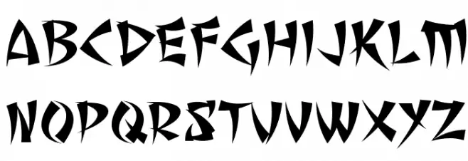 Seven Monkey Fury BB Font Litere mici