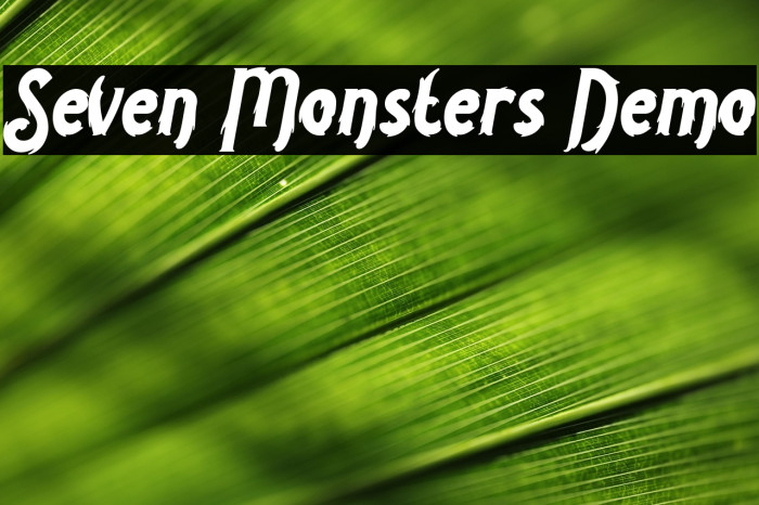 Seven Monsters Demo Example 2