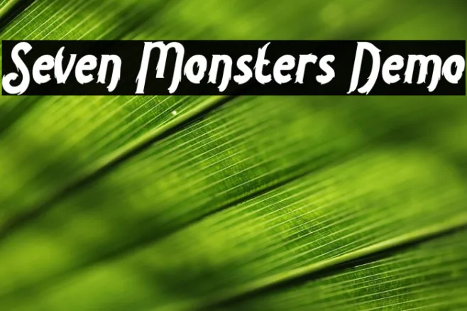 Seven Monsters Demo Example 2