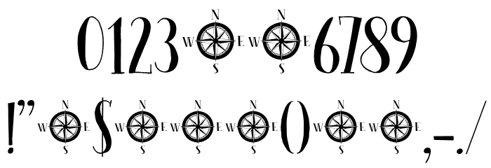 Seven Seas DEMO Regular Font OTHER CHARS