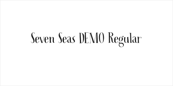 Seven Seas DEMO Regular Logo