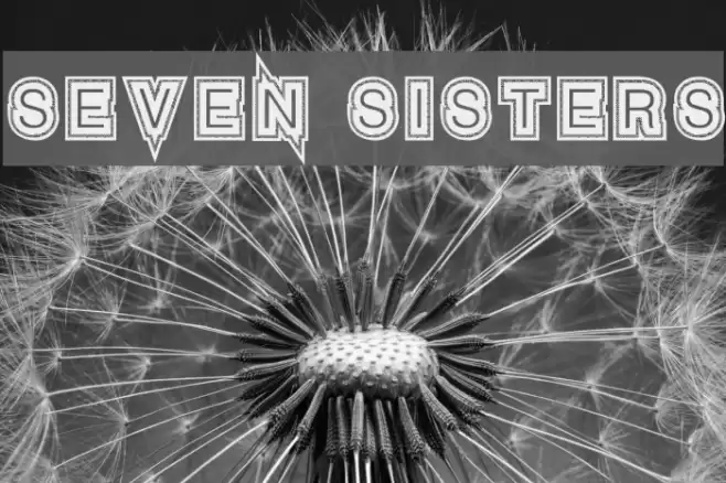 Seven Sisters Font examples
