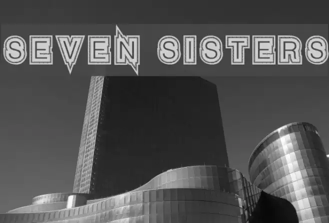 Seven Sisters Font examples
