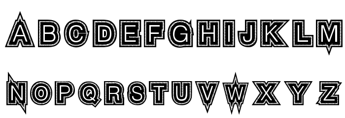 Seven Sisters Font LOWERCASE