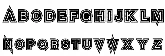 Seven Sisters Font LOWERCASE