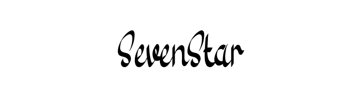 Seven Star  Descarca Fonturi Gratis