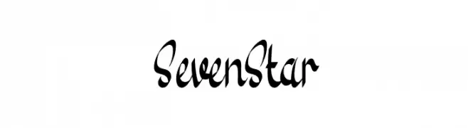 Seven Star  baixar fontes gratis