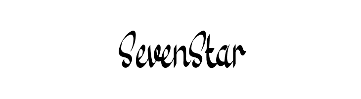 Seven Star  免费字体下载
