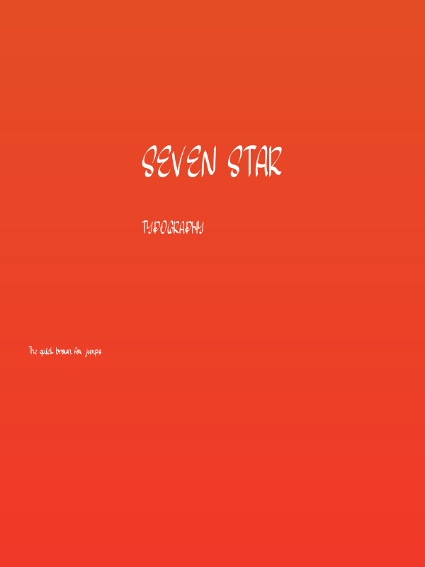 Seven Star Poster