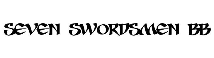 Seven Swordsmen BB  免费字体下载