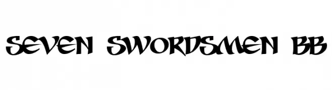 Seven Swordsmen BB  नि: शुल्क फ़ॉन्ट्स डाउनलोड