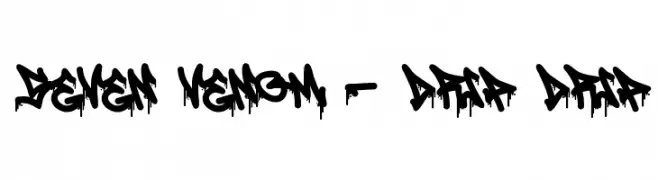 Seven Venom - Drip Drip 字体