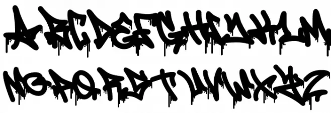 Seven Venom - Drip Drip 字体 大写