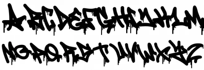 Seven Venom - Drip Drip 字体 小写