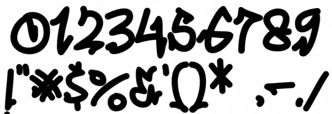 Seven Venom Шрифта ДРУГИЕ символов