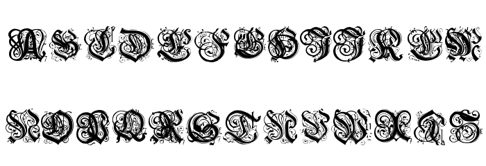 Seven Waves sighs Salome Font LOWERCASE