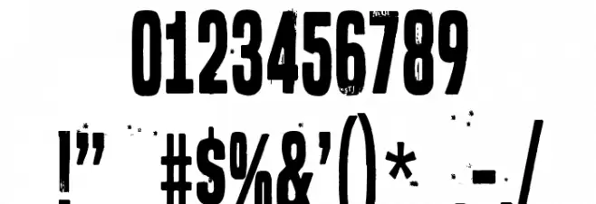 Seven deadly sins フォント その他の文字