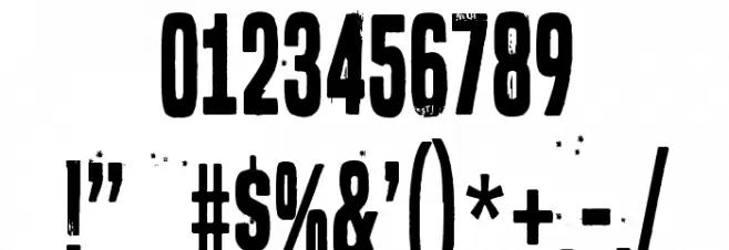 Seven deadly sins Font Alte caractere