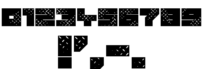 Seven of One Font OTHER CHARS