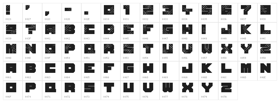 Seven of One Character Map