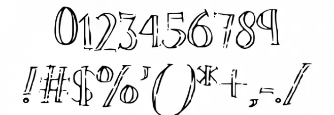 SevenMagpies Font OTHER CHARS