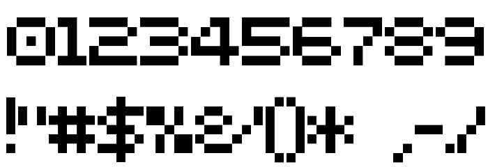 Sevenet 7 Cyr Font OTHER CHARS