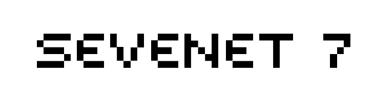 Sevenet 7 Font