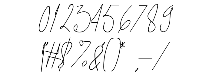 Seventeen Winter Italic फ़ॉन्ट अन्य घर का काम