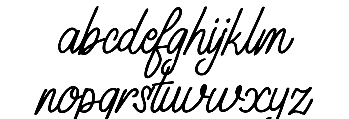 Seventy FREE Font LOWERCASE