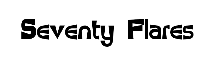 Seventy Flares  Frei Schriftart Herunterladen
