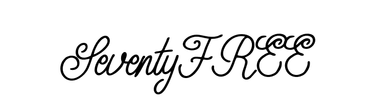 SeventyFREE  Frei Schriftart Herunterladen