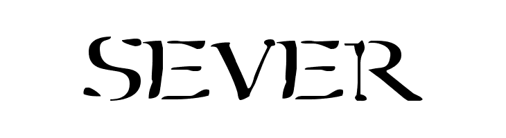 Sever  Free Fonts Download