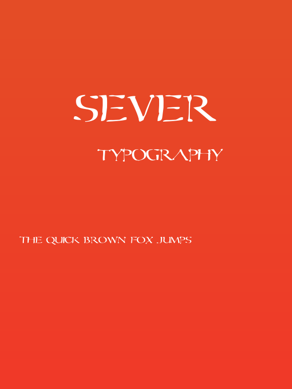 Sever Poster
