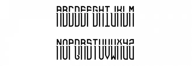 SeveredFS Regular Caratteri MINUSCOLO