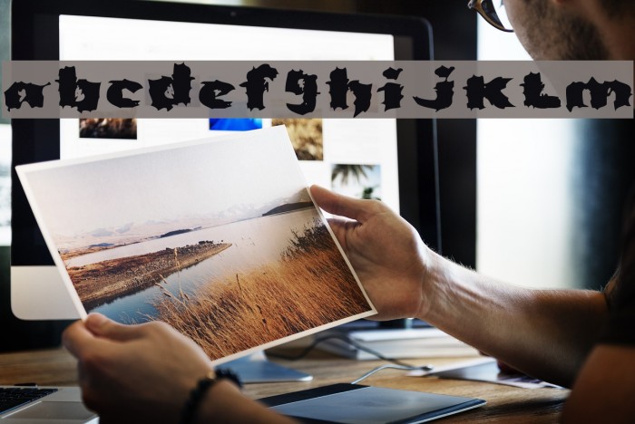 Severed Font examples