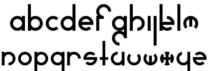 Severely Extreme Font LOWERCASE