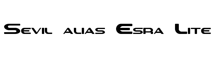 Sevil alias Esra Lite フォント