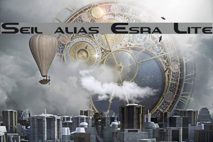 Sevil alias Esra Lite フォント examples
