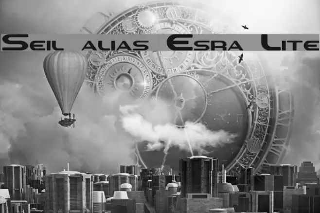 Sevil alias Esra Lite フォント examples