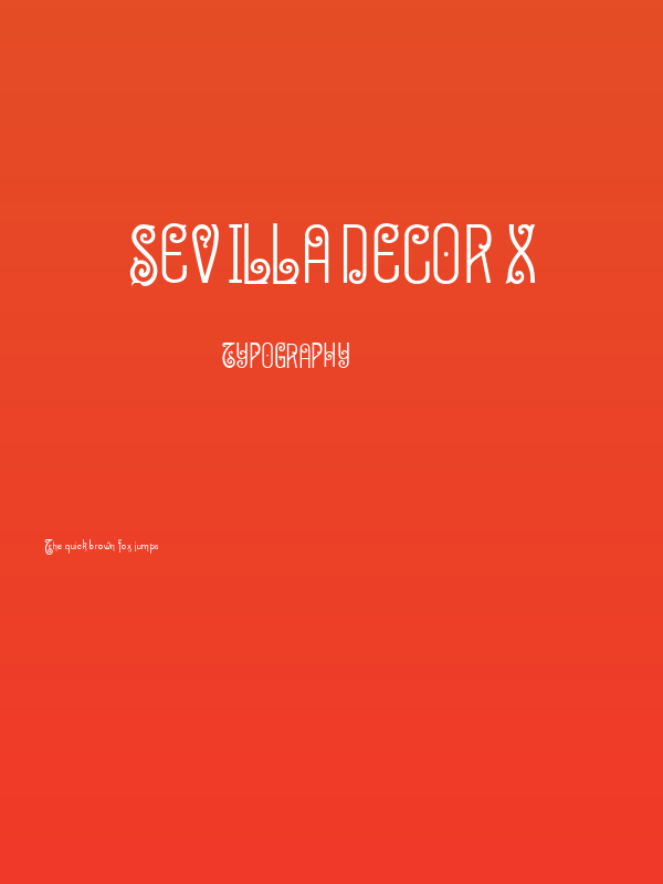 Sevilla Decor X Poster