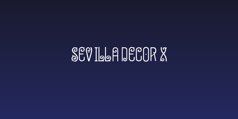 Sevilla Decor X Social Header